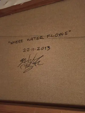 Bert van Wijk - Where water flows kopen? Bied vanaf 1495!