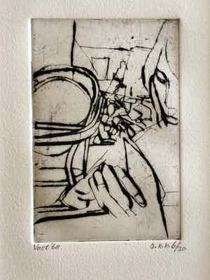 Wilfred Voet - Interieur concentratie verkocht voor € 45!