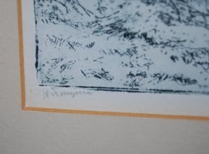 Herman van Tongeren - ets - landschap kopen? Bied vanaf 15!