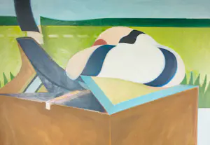 Piet de Schepper - Olieverf op doek, Zonder titel - Ingelijst kopen? Bied vanaf 100!