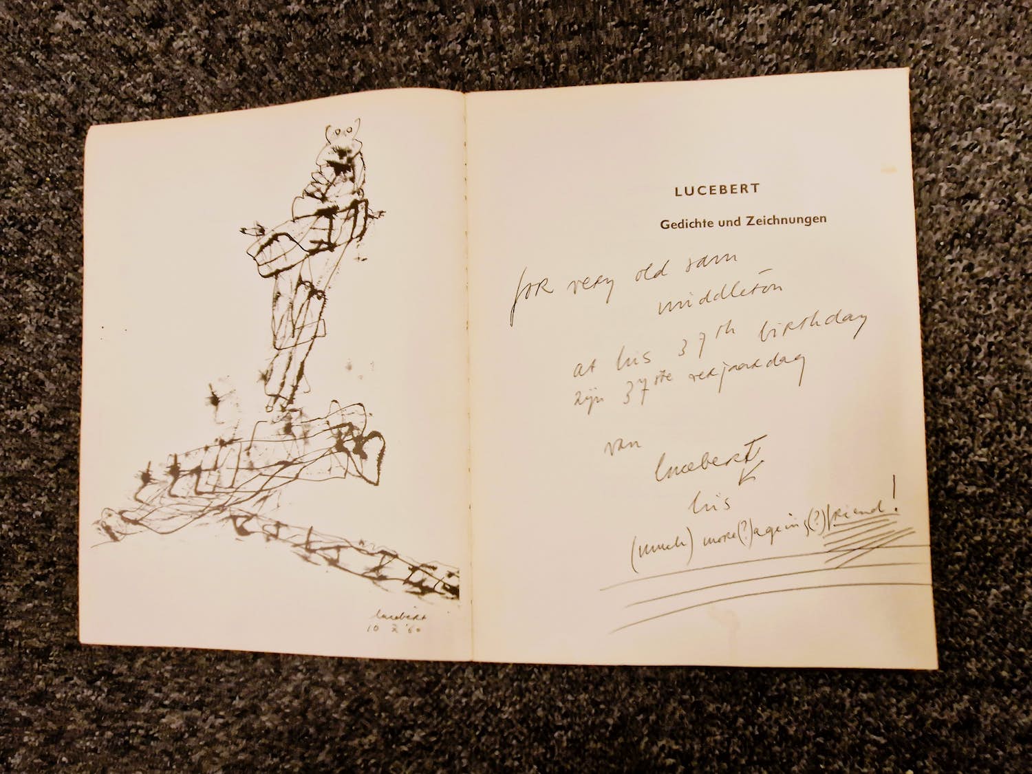 Lucebert - Verlag Heinrich Ellerman - 1962 - met handgeschreven opdracht van Lucebert kopen? Bied vanaf 51!