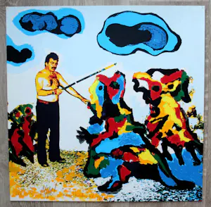 Karel Appel - Kleurenzeefdruk de tovenaar handgesigneerd uit 1977 (in nieuwstaat!) kopen? Bied vanaf 250!