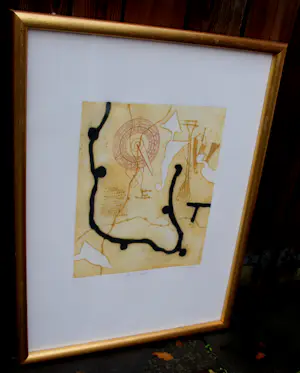 Richard Texier - Ingelijste ets: le 3ème jour kopen? Bied vanaf 99!