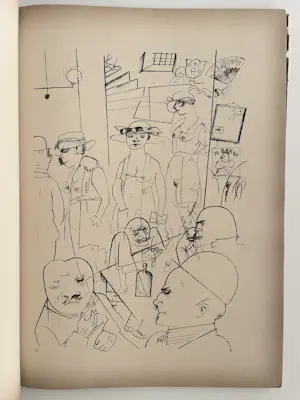 Georg Grosz - Seltene komplette Erstausgabe D von "Ecce Homo" 1922 Malik Vintage 84 Lithos kopen? Bied vanaf 2100!