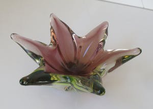 Flavio Poli - Sommerso zeester vormig schaaltje in dieppaars en Anna groen kopen? Bied vanaf 32!