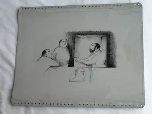 Metten Koornstra - Originele drukplaat , “De Conversatie” – 1970 kopen? Bied vanaf 25!