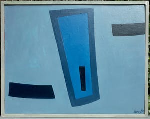 Phil Grisel - 71 XII, olieverf op schilderkarton (ingelijst) kopen? Bied vanaf 1!