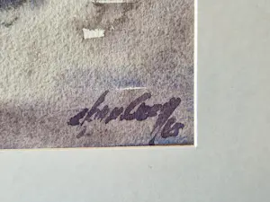 Jan van Geem - in 1965 gemaakte aquarel "langs het Spaarne te Haarlem" gesigneerd kopen? Bied vanaf 45!