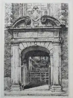 Hendrik Seegers - Oude Kerkpoort - Haarlem verkauft für € 40!