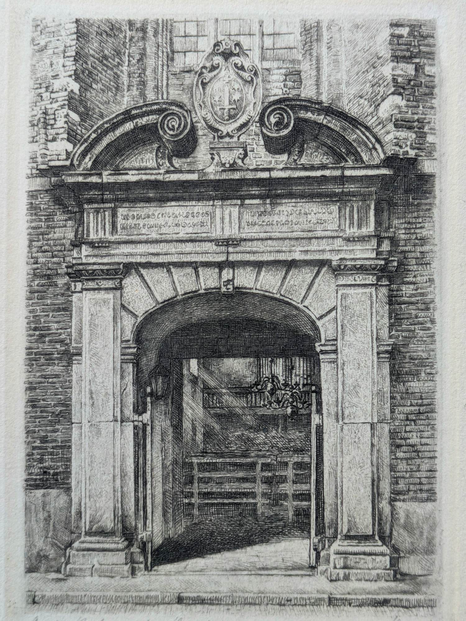 Hendrik Seegers - Oude Kerkpoort - Haarlem verkocht voor € 40!