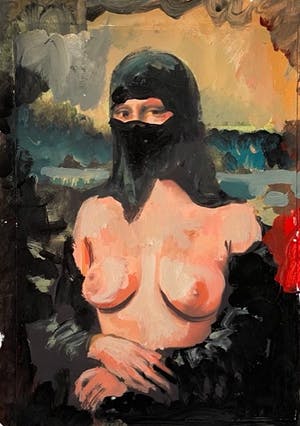 Peter Klashorst - Mona Lisa kopen? Bied vanaf 125!