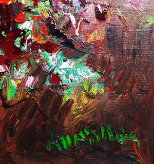 Jan Makkes - Bloemstilleven, olieverf op doek (netjes ingelijst) kopen? Bied vanaf 350!