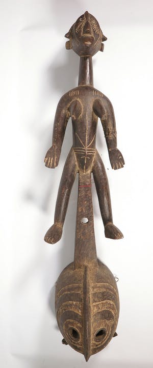 Mossi - Hout, Masker met voorouder (Groot) kopen? Bied vanaf 1!