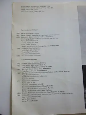 Christo - expo van Abbe museum Eindhoven kopen? Bied vanaf 45!