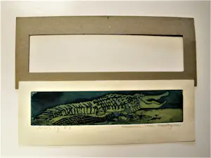 Annemarie van Haeringen - Gouden Penseel winnares -- handgekleurde ETS "de dikke Billenbijter" - gesignrd kopen? Bied vanaf 47!