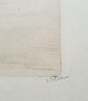 Willem Witsen - Binnenkant met afbraak, aquatint ets (groot) kopen? Bied vanaf 395!