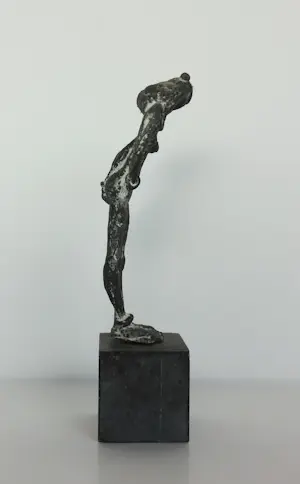 Paul de Swaaf - Brons, Staand figuur + boek! kopen? Bied vanaf 200!