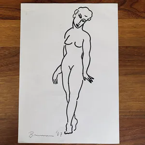 Bruneau - Naakt portret kopen? Bied vanaf 90!