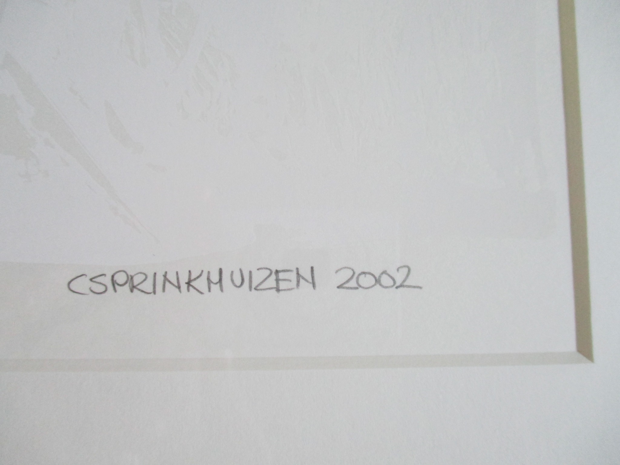 Conny Sprinkhuizen - Ingelijste zeefdruk “Bill, budd and butter” Barth lijst kopen? Bied vanaf 50!