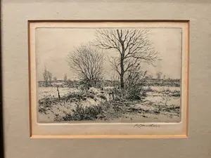 Frans Manders - Winter in de Peel. kaufen? Bieten Sie von 10!