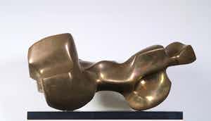 Paulus Reinhard - Bronzen beeld, Verbeelding van de muze (Zeer groot!) verkocht voor € 3500!