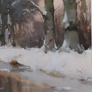 Fredericus van Rossum du Chattel - Winter landschap kopen? Bied vanaf 900!