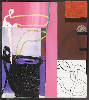 Adalbert Fässler - Wandobject van gemengde techniek op hout, zonder titel (Groot) kopen? Bied vanaf 1!