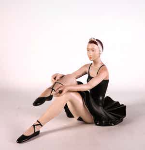 Royal Dux - Porselein, Ballerina verkocht voor € 70!