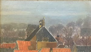 Niet of onleesbaar gesigneerd - C3752-5 - Stadsgezicht kopen? Bied vanaf 10!