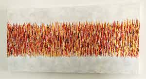 John Foppen - Rapsody In Gold + Red. ...... # K 04 . XL. GROOT. verkocht voor € 179!