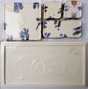 Niet of onleesbaar gesigneerd - Set van 5 schalen. kopen? Bied vanaf 10!