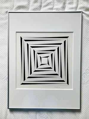 Karel Lengkeek - Zonder titel (ingelijst) kopen? Bied vanaf 150!