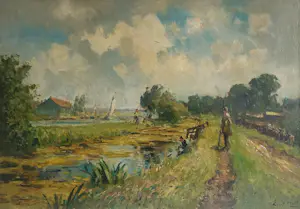 Evert Moll - Uniek Hollands polderlandschap kopen? Bied vanaf 1175!