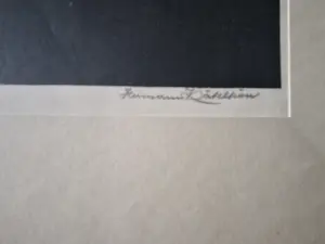 Hermann Kätelhön - original - 1925 - Große monochr. Lithographie "Berg-arbeiter" bleistift sign. kopen? Bied vanaf 73!