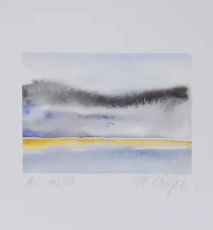 Louis Busman - e.a: vijf handgesigneerde zeefdrukken: Landschappen kopen? Bied vanaf 29!