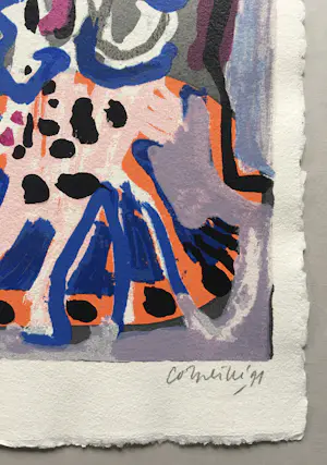 Corneille - kleurrijke zeefdruk - 1991 kopen? Bied vanaf 150!