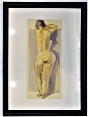 Gerard Bergman - Staand naakt verkocht voor € 125!