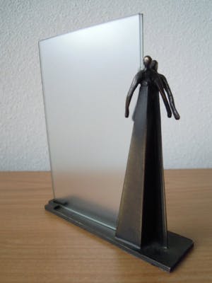 Corry Ammerlaan - Prachtig foto lijstje met 2 figuren voor foto van 15 X 10 cm. kopen? Bied vanaf 25!