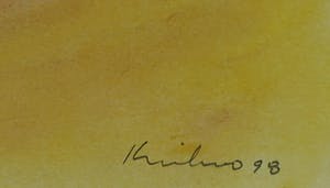 Knikov - Pasteltekening, Zonder titel - Ingelijst kopen? Bied vanaf 1!