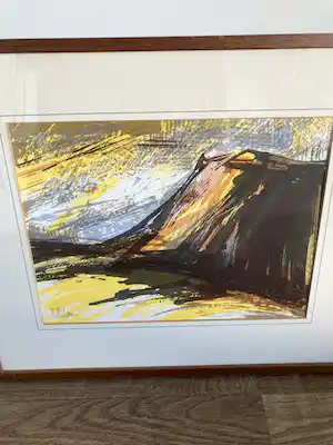 Toos van Holstein - Kleurenzeefdruk z.t. vendu pour 40€ !