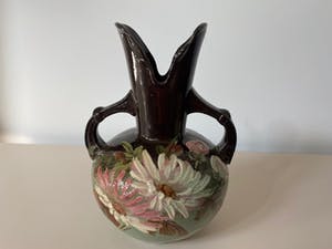 Niet of onleesbaar gesigneerd - Art Nouveau majolica vaas kopen? Bied vanaf 1!