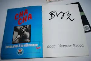Herman Brood - Bisz: het dossier Herman Brood (1979) & 'Brood is alive!' en extra 4 boeken kopen? Bied vanaf 75!
