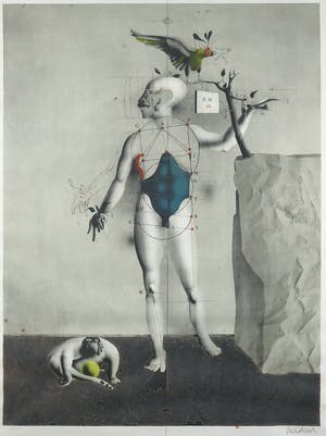 Paul Wunderlich - Litho, Zonder titel - Ingelijst kopen? Bied vanaf 50!