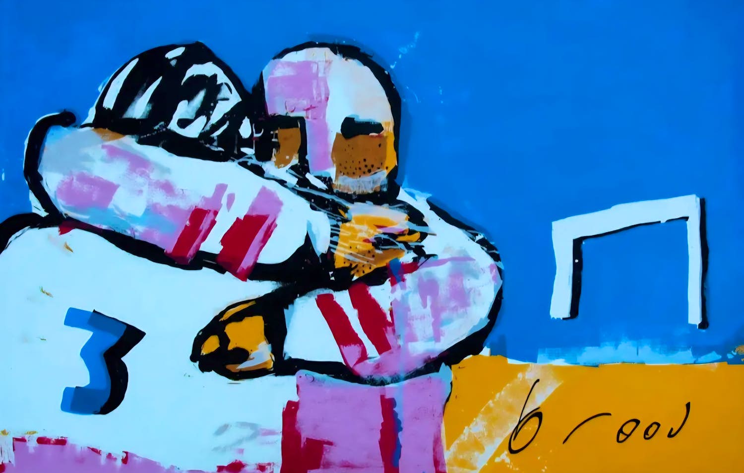 Herman Brood - Goal Icehockey kaufen? Bieten Sie von 350!