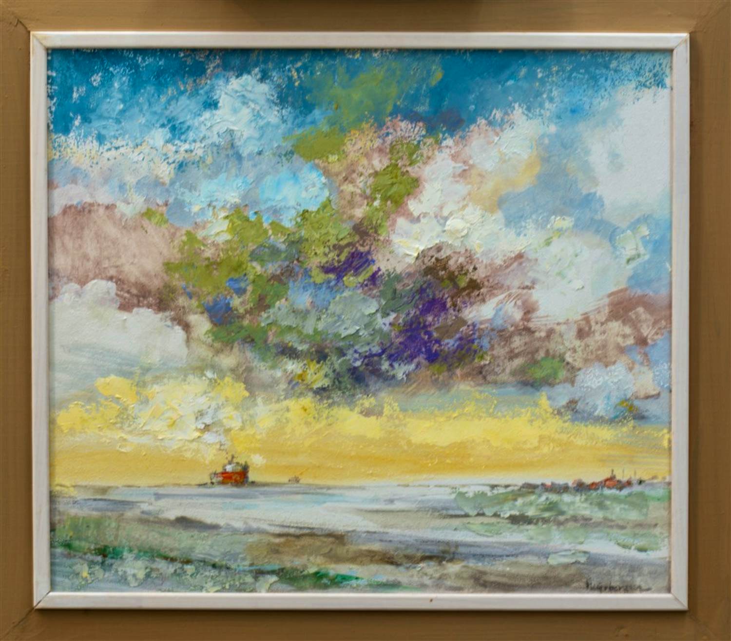 Joop Mijsbergen - Bocht bij Bath IV ( Westerschelde) verkocht voor € 50!