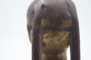 Niet of onleesbaar gesigneerd - Prachtige Zeldzame Oude Vergulde Houten Monnink (20e eeuw) (1) - Hout Verf Glas kopen? Bied vanaf 1!