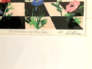 Margret Statham - De bloemen van kleine Ida - Zeefdruk, Ingelijst kopen? Bied vanaf 40!