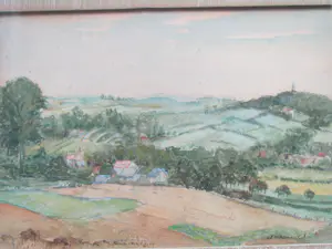 Anton van der Vet - landschap te Zuid Limburg kopen? Bied vanaf 50!