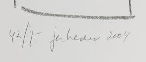 Jan Henderikse - Tekening met postzegels kopen? Bied vanaf 100!