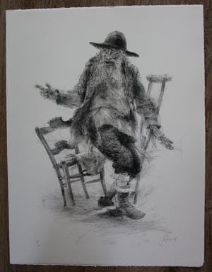 Piet Klaasse - Litho - 1986 kopen? Bied vanaf 55!